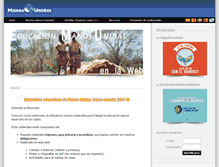 Tablet Screenshot of educacion.manosunidas.org